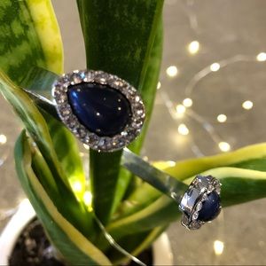 Dark Blue & Silver Bracelet